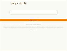 Tablet Screenshot of anna-gille-kahr.babyverden.dk